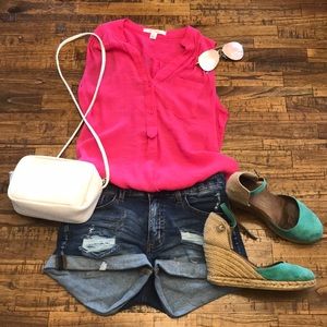 Pink Miami sleeveless top